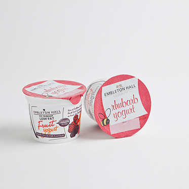 Dairy Products - Flavoured Natural Yoghurt - Rhubarb